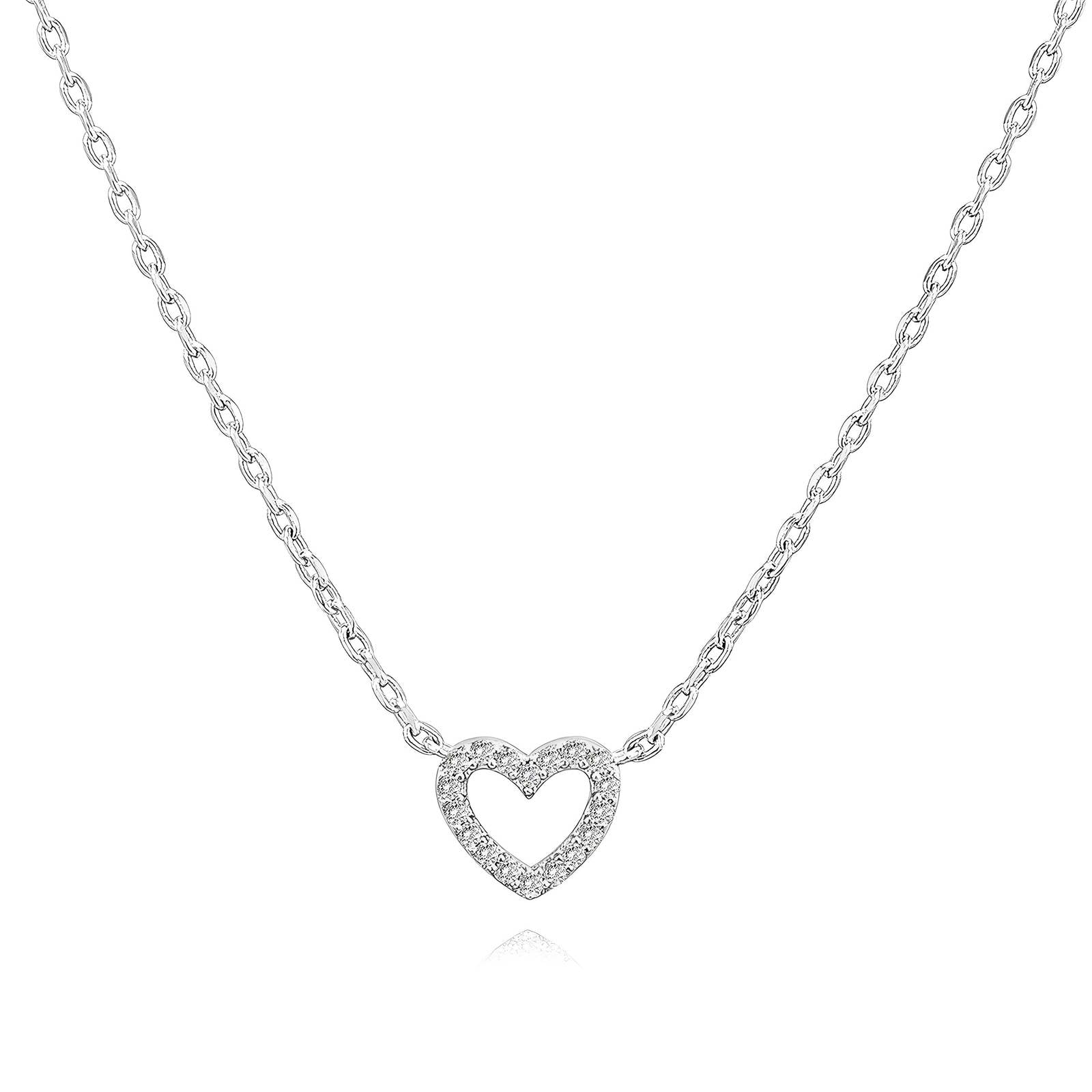 STAINLESS STEEL HEARTS NECKLACE,